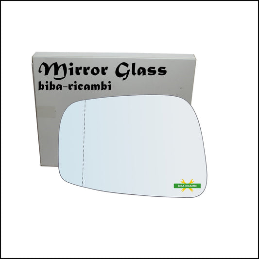 Vetro Specchio Retrovisore Asferico Lato Sx-Guidatore Per Nissan Pathfinder III solo dal 2005-2007 BIBA-RICAMBI