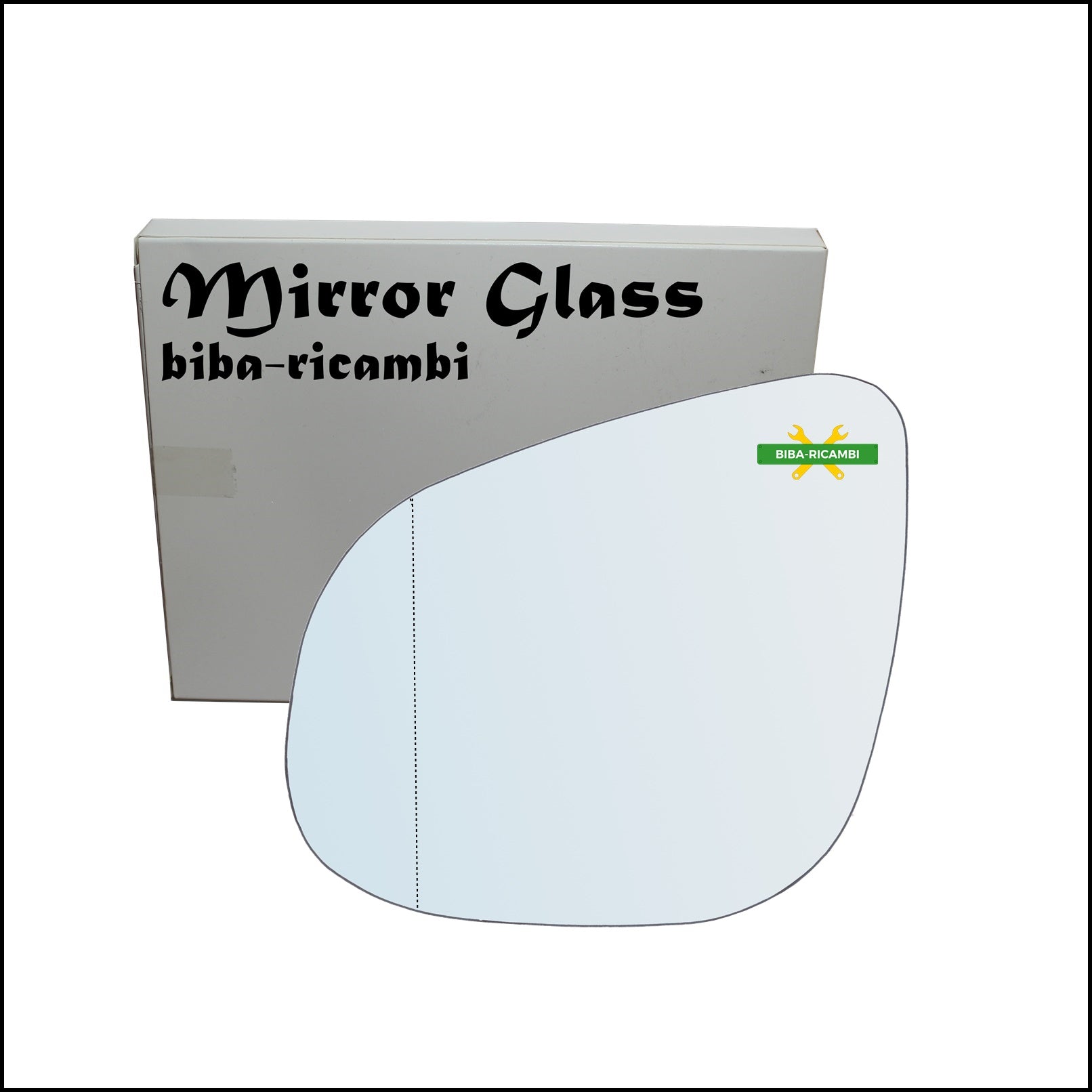 Vetro Specchio Retrovisore Asferico Lato Sx-Guidatore Per Mercedes Citan Combi (415) dal 2012&gt; BIBA-RICAMBI