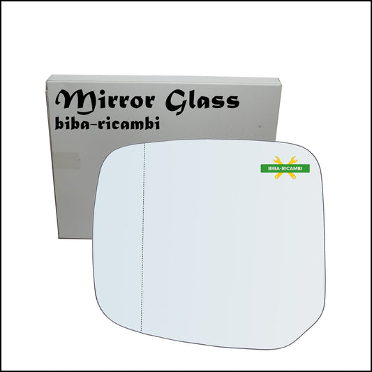 Vetro Specchio Retrovisore Asferico Lato Sx-Guidatore Per Mitsubishi L200 I (K7_T) solo dal 1999-2006 BIBA-RICAMBI