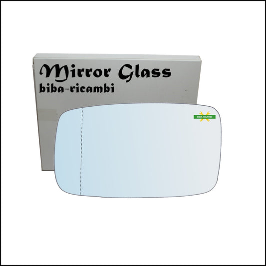 Vetro Specchio Retrovisore Cromato Asferico Lato Sx-Guidatore Per Volvo 940 II dal 1994-1998 BIBA-RICAMBI