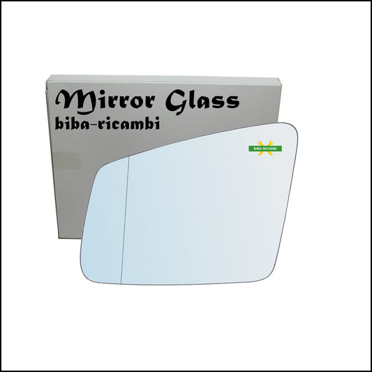 Vetro Specchio Retrovisore Asferico Lato Sx-Guidatore Per Mercedes Classe E (W212,S212) solo dal 2009-2011 BIBA-RICAMBI