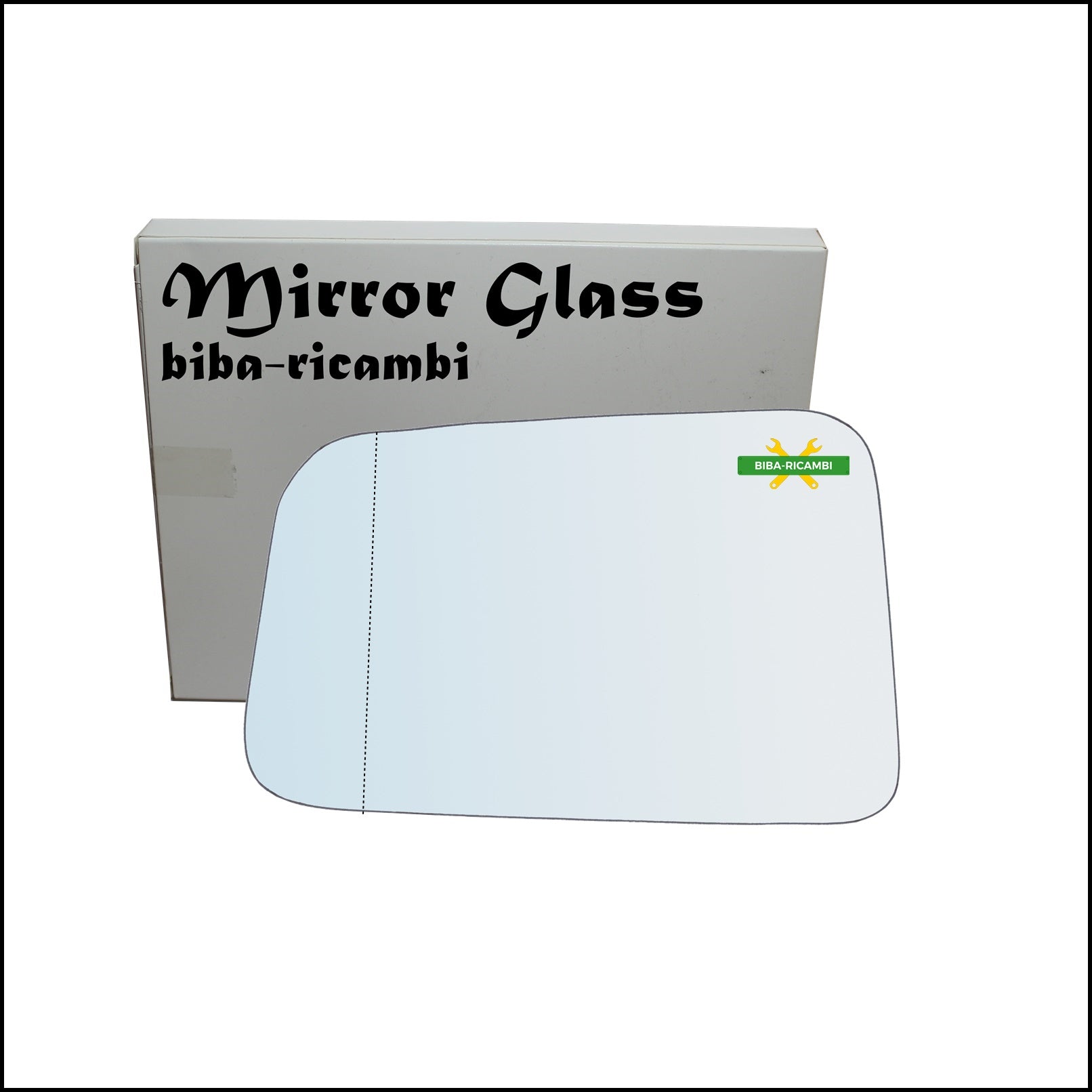 Vetro Specchio Retrovisore Asferico Lato Sx-Guidatore Per Ford Edge dal 2009-2012 BIBA-RICAMBI