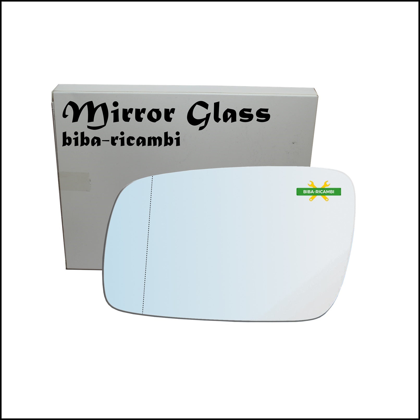 Vetro Specchio Retrovisore Asferico Lato Sx-Guidatore Per Volkswagen Phaeton (3D1) solo dal 2002-2010 BIBA-RICAMBI