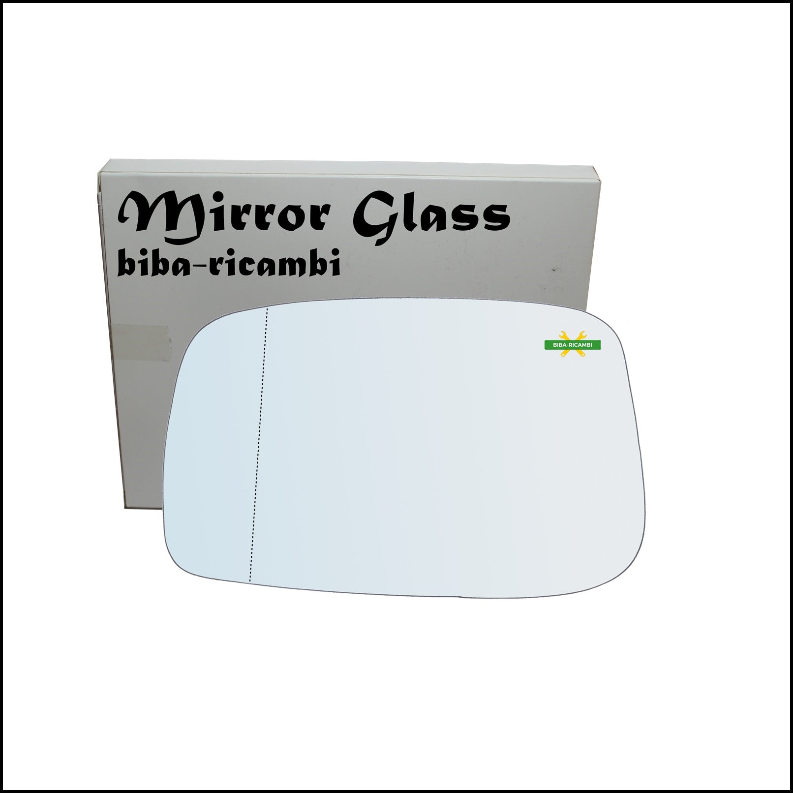 Vetro Specchio Retrovisore Cromato Asferico Lato Sx-Guidatore Per Citroen C8 (EA) dal 2002> BIBA-RICAMBI