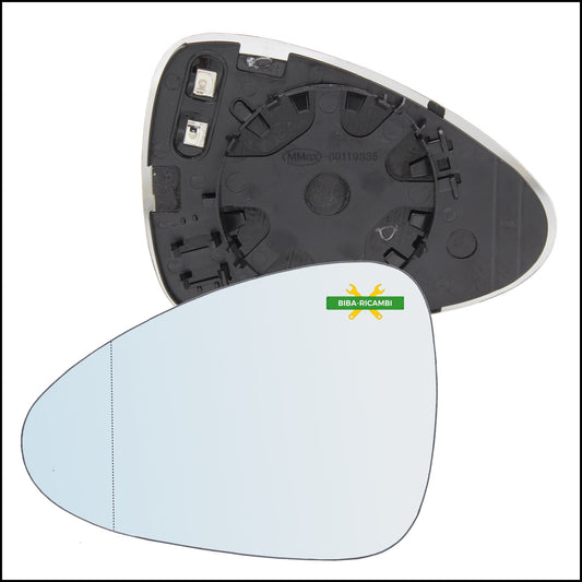 Piastra Specchio Retrovisore Termica Asferica Lato Guidatore Per Porsche Panamera I (970) dal 2009> BIBA-RICAMBI