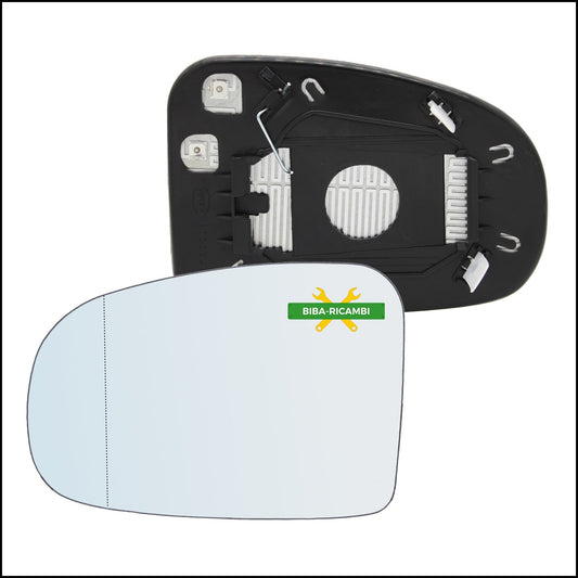 Piastra Retrovisore Termica Asferica Lato Sx-Guidatore Per Toyota Avensis (T27) dal 2008&gt; BIBA-RICAMBI