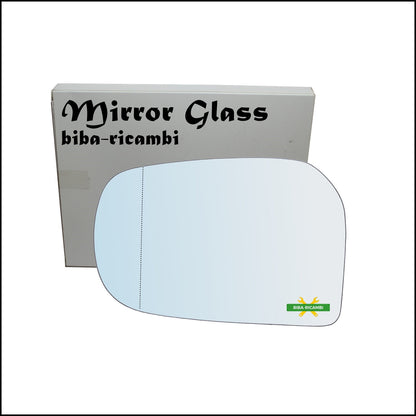 Vetro Specchio Retrovisore Cromato Asferico Lato Sx-Guidatore Per Fiat Punto II (188) Restyling solo dal 2008-2012 BIBA-RICAMBI