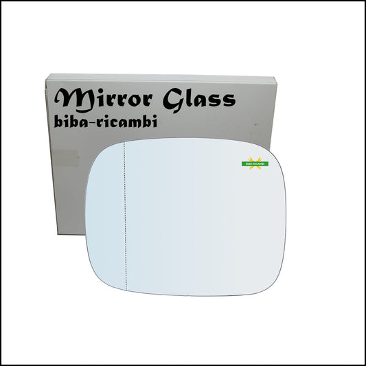 Vetro Specchio Retrovisore Cromato Asferico Lato Sx-Guidatore Per Volvo XC90 I (275) solo dal 2010-2015 BIBA-RICAMBI