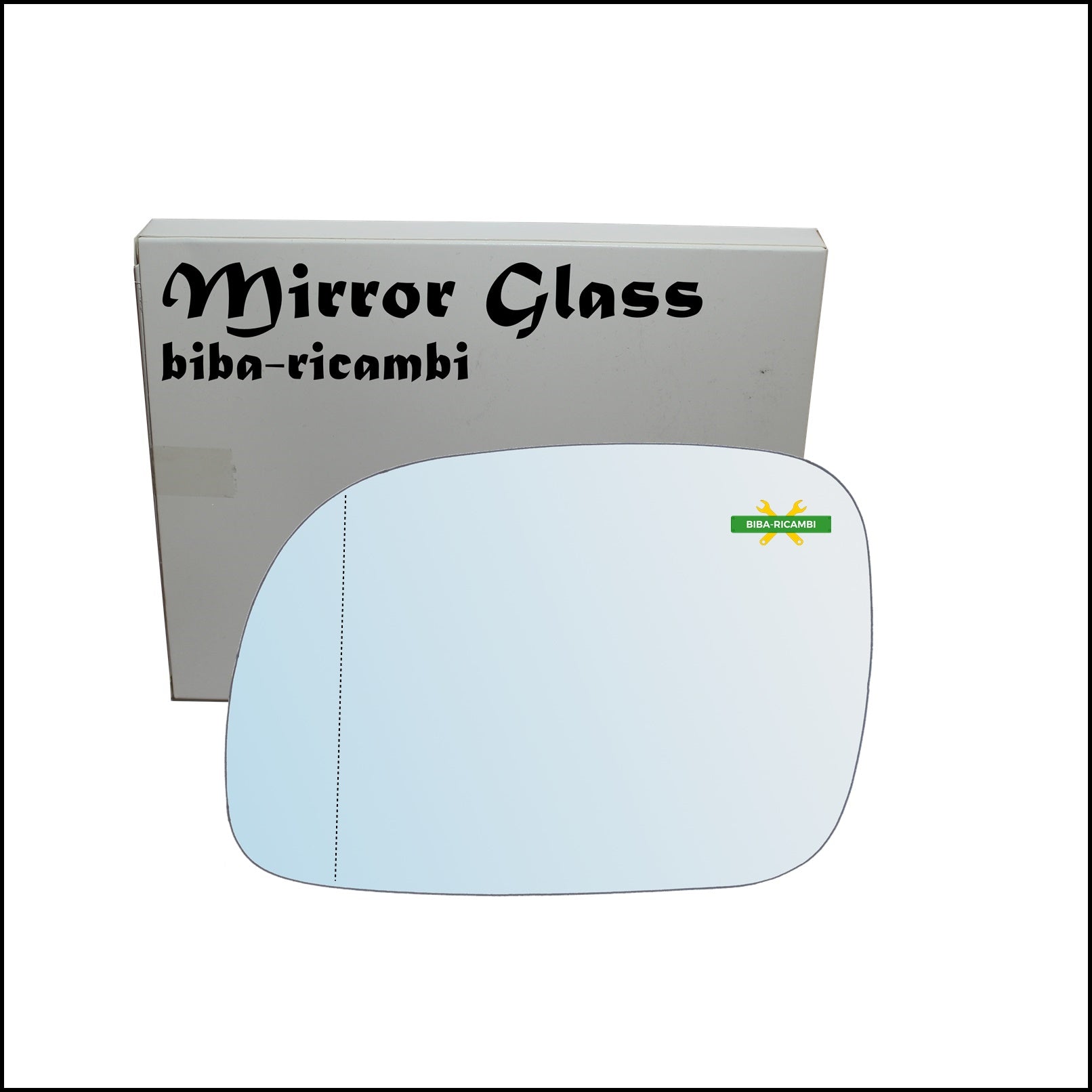 Vetro Specchio Retrovisore Asferico Lato Sx-Guidatore Per Chrysler Voyager IV (RG) dal 1999-2008 BIBA-RICAMBI