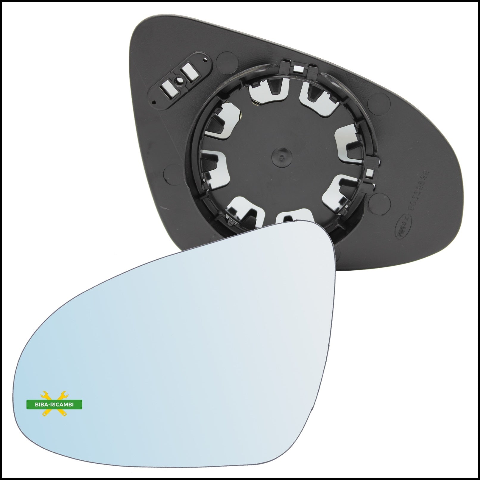 V. Piastra Retrovisore Lato Sx-Guidatore Per Peugeot 108 dal 2014> BIBA-RICAMBI