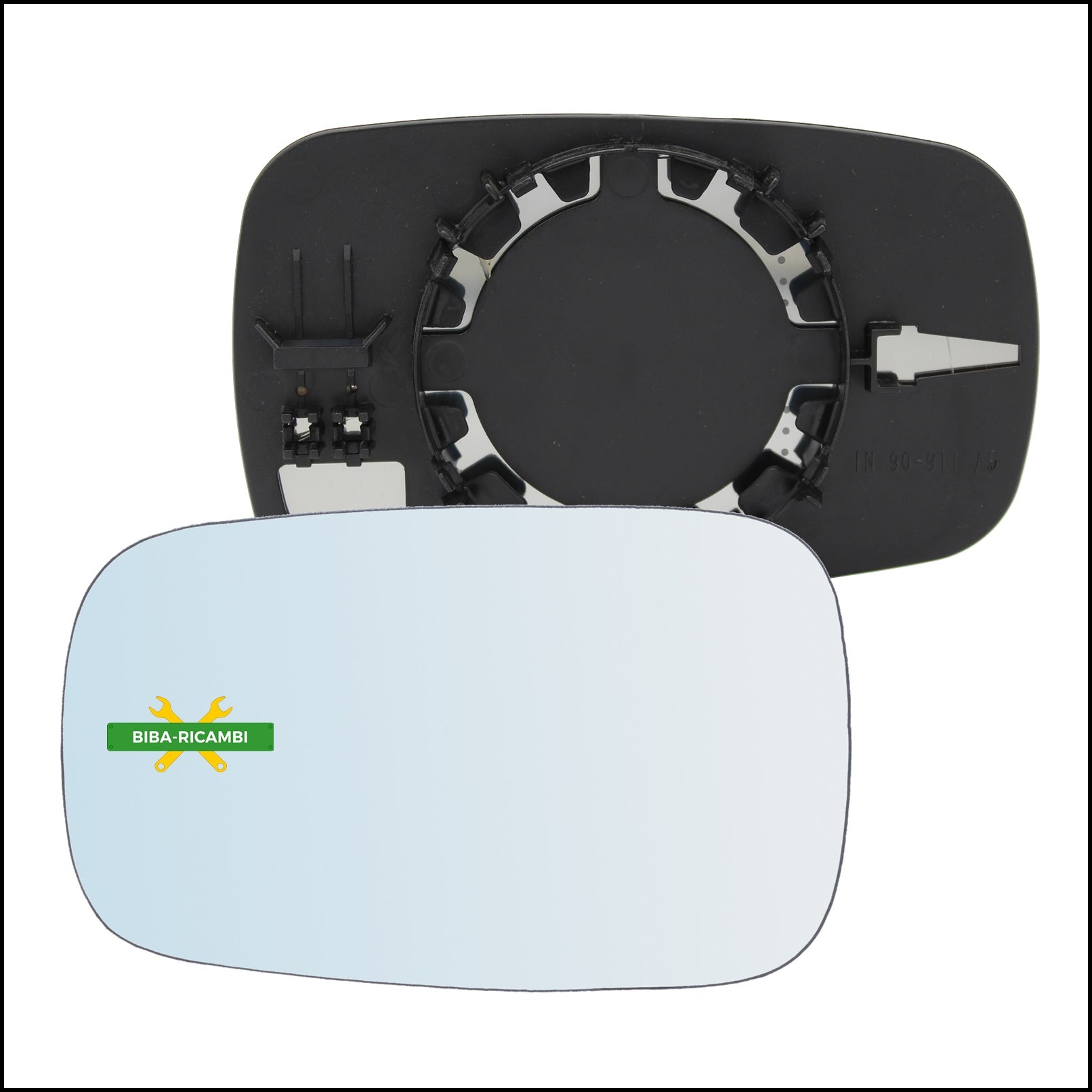 V. Piastra Retrovisore Lato Sx-Guidatore Per Renault Megane II dal 2002-2008 BIBA-RICAMBI