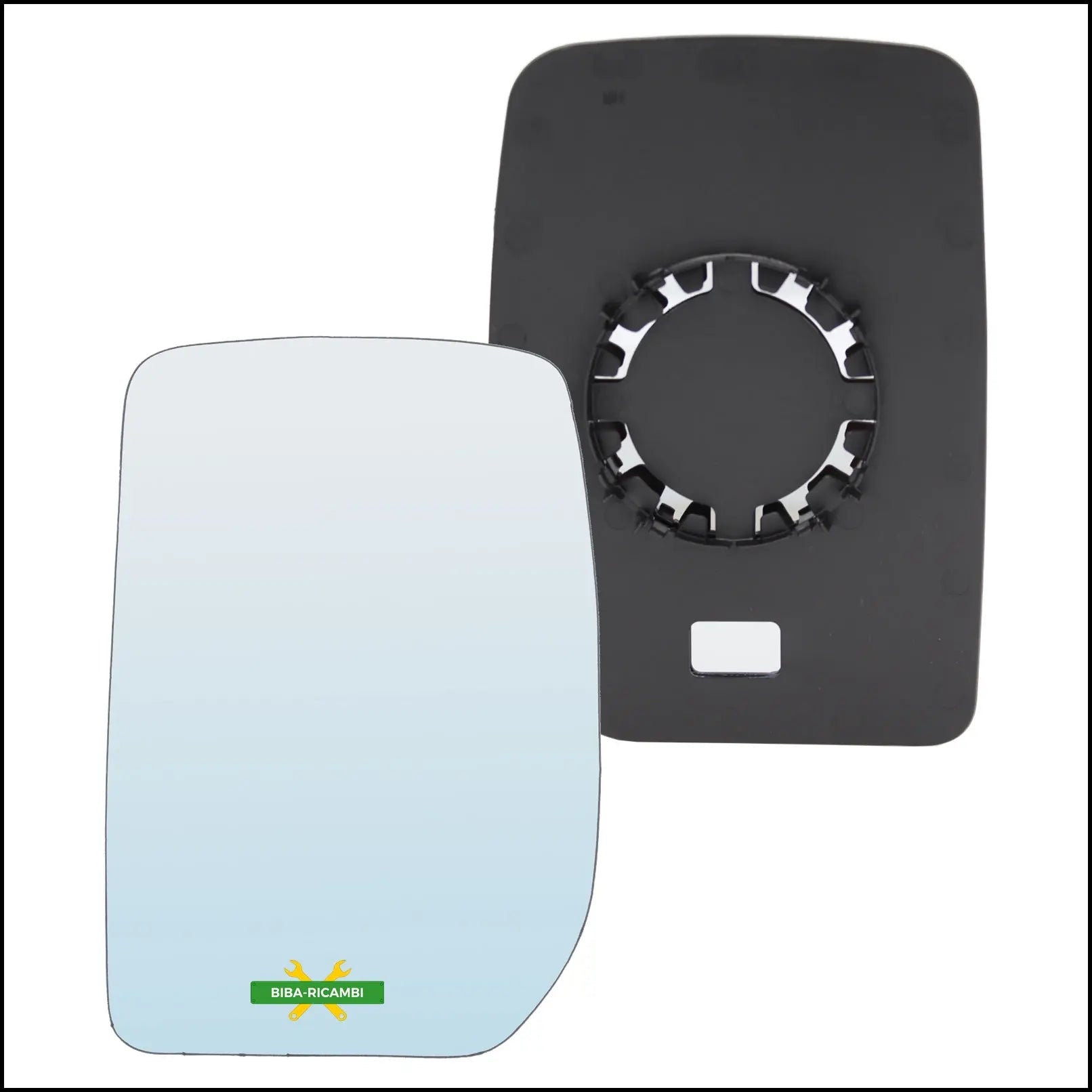 Piastra Superiore Retrovisore Lato Sx-Guidatore Per Ford Transit II dal 2000-2006 BIBA-RICAMBI