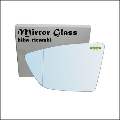 Vetro Specchio Retrovisore Cromato Asferico Lato Sx-Guidatore Per Seat Leon (5F) dal 2012&gt; BIBA-RICAMBI