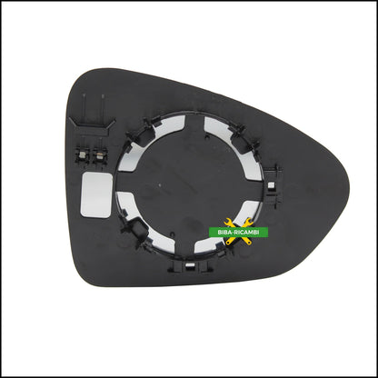 Piastra Specchio Retrovisore Asferica Lato Sx-Guidatore Per Fiat Tipo II (356) dal 2015&gt; BIBA-RICAMBI