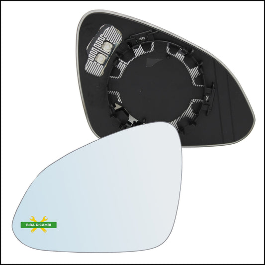Piastra Retrovisore Termica Lato Sx-Guidatore Per Opel Insignia A (G09) dal 2008-2017 BIBA-RICAMBI