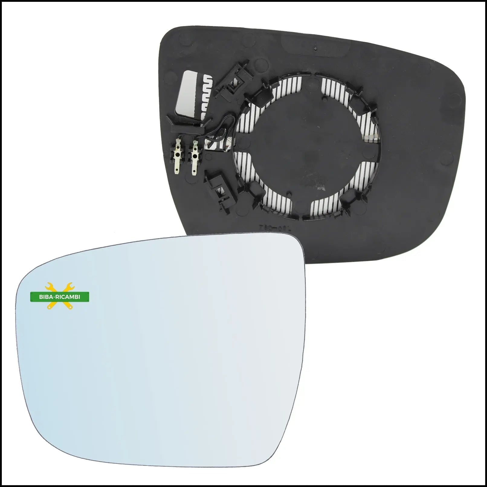 Piastra Specchio Retrovisore Termica Lato Sx-Guidatore Per Nissan X-Trail III (T32) dal 2013> BIBA-RICAMBI
