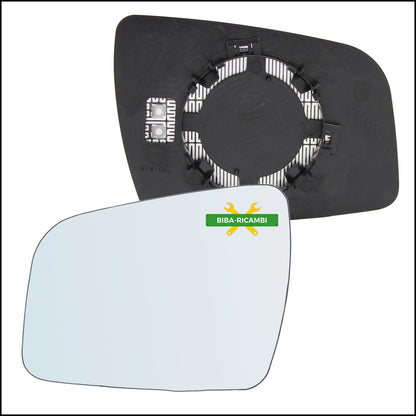 Piastra Retrovisore Termica Lato Sx-Guidatore Per Opel Zafira B solo dal 2008-2012&gt; BIBA-RICAMBI