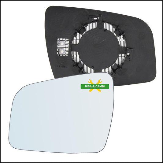 Piastra Retrovisore Termica Lato Sx-Guidatore Per Opel Zafira B solo dal 2008-2012&gt; BIBA-RICAMBI