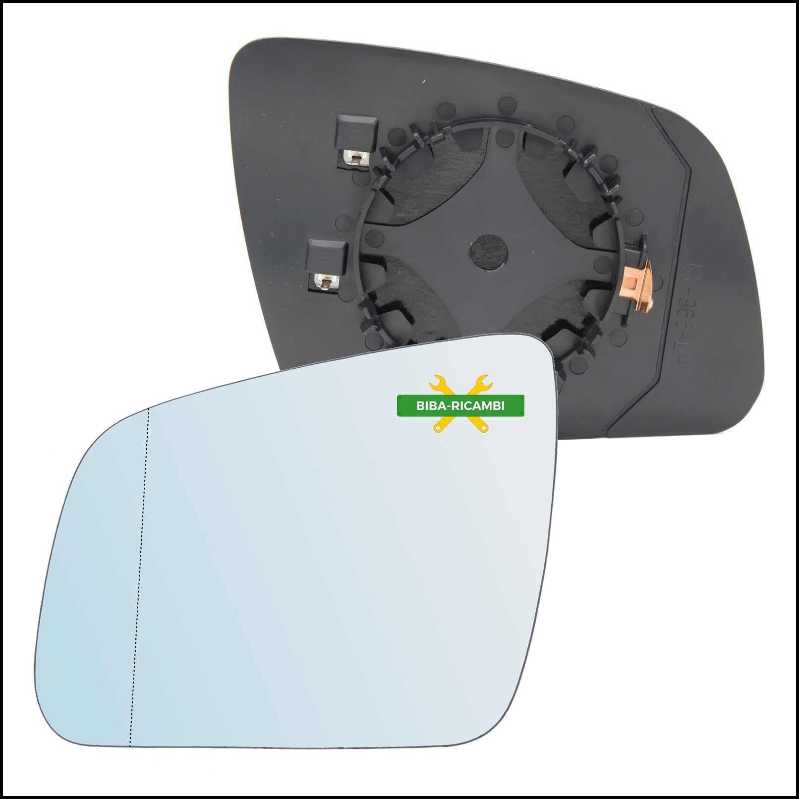 Piastra Retrovisore Asferica Termica Lato Sx-Guidatore Per Mercedes Classe C (W204,S204) solo dal 2007-2011 BIBA-RICAMBI