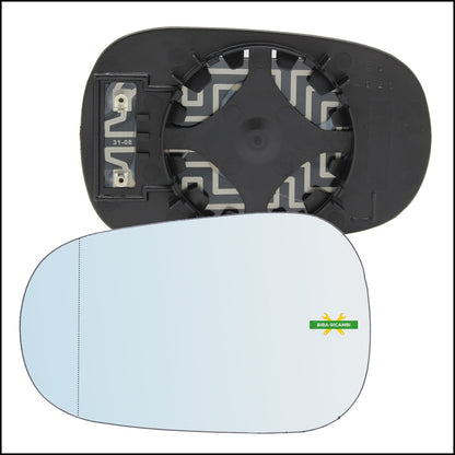 Piastra Retrovisore Asferica Termica Lato Sx-Guidatore Per Renault Scenic I (JA0/1) solo dal 1996-2001 BIBA-RICAMBI