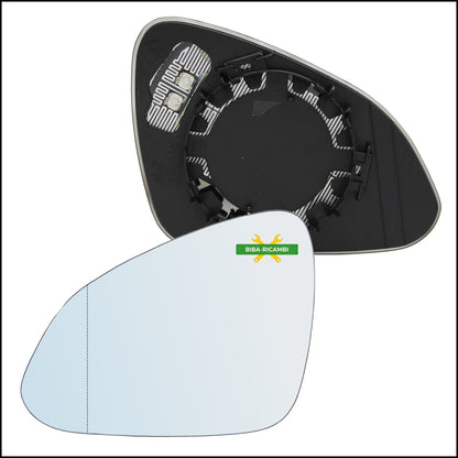 Piastra Retrovisore Termica Asferica Lato Sx-Guidatore Per Opel Insignia A (G09) dal 2008-2017 BIBA-RICAMBI