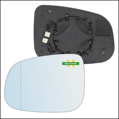 Piastra Retrovisore Termica Asferica Lato Sx-Guidatore Per Volvo V50 (545) solo dal 2010-2012 BIBA-RICAMBI