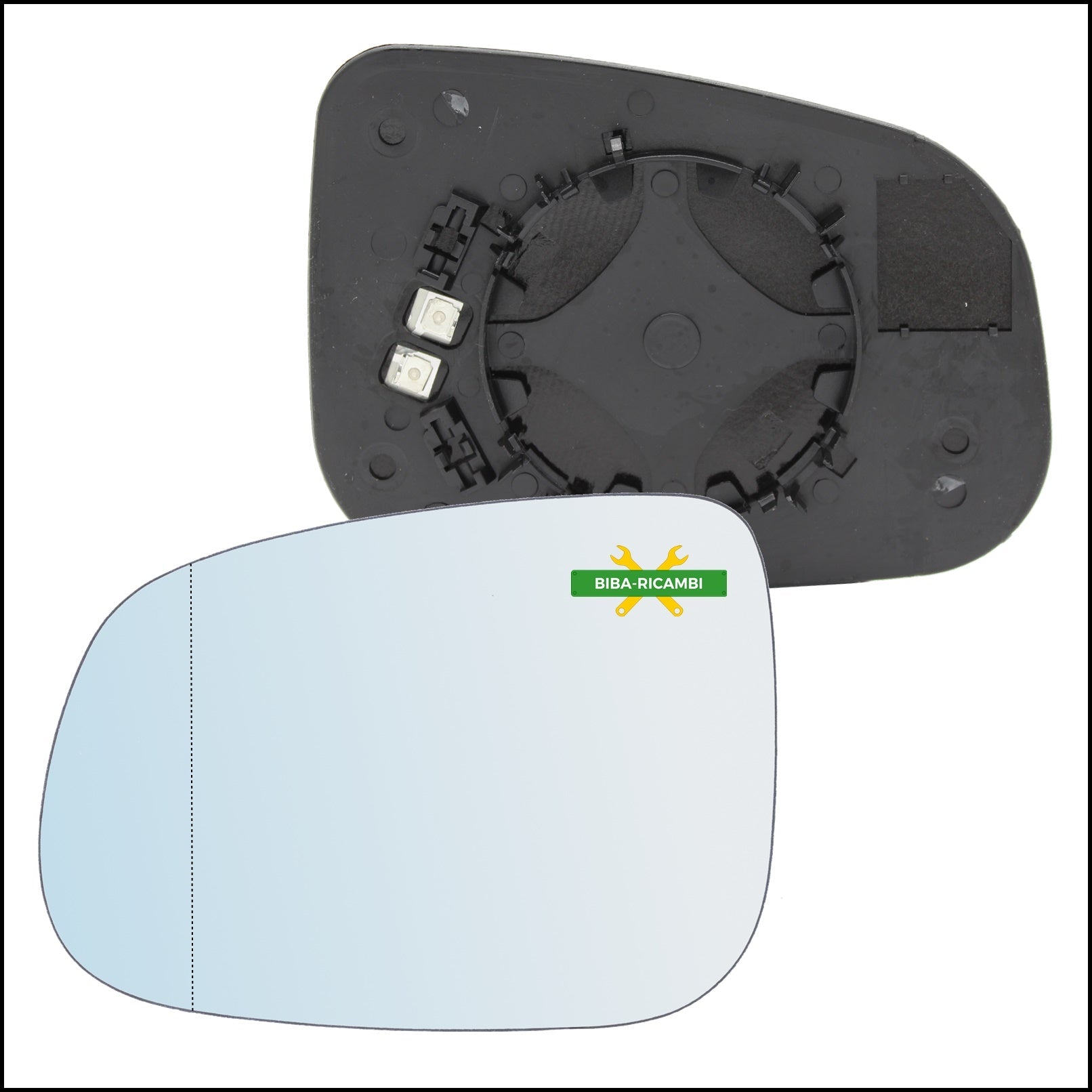 Piastra Retrovisore Termica Asferica Lato Sx-Guidatore Per Volvo S60 II (134) dal 2010> BIBA-RICAMBI