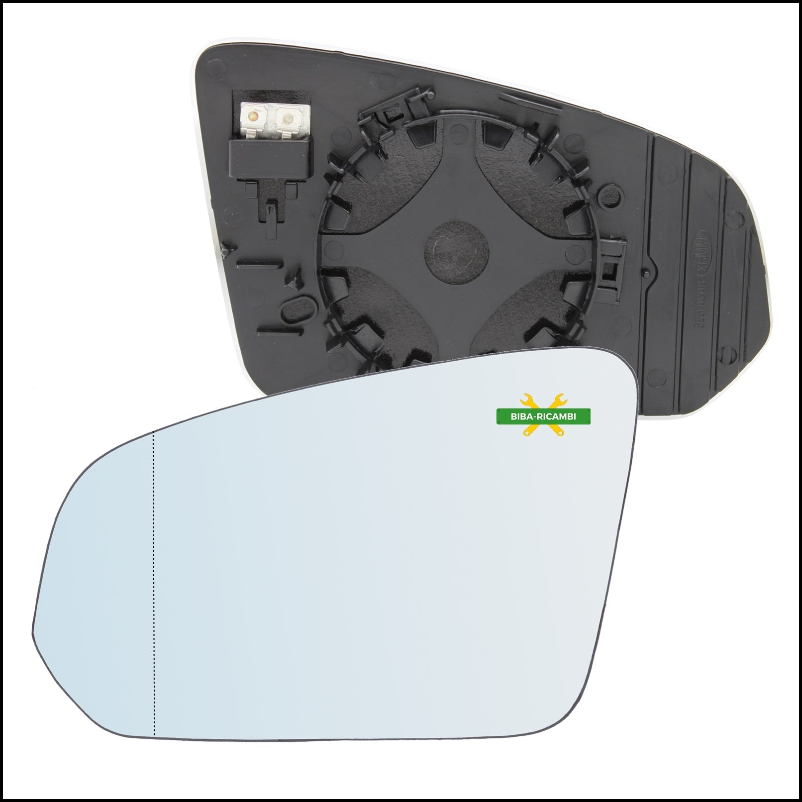 Piastra Retrovisore Asferica Termica Lato Sx-Guidatore Per Volvo V90 II (235) dal 2016> BIBA-RICAMBI