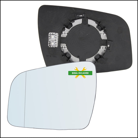 Piastra Retrovisore Termica Asferica Lato Sx-Guidatore Per Opel Zafira B solo dal 2008-2012&gt; BIBA-RICAMBI