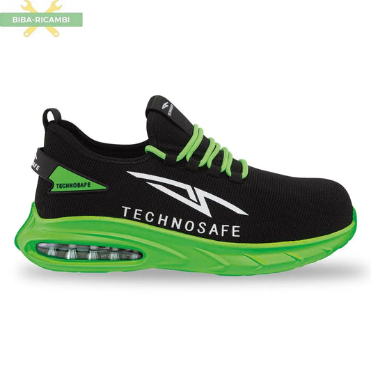 Scarpe Antifortunistiche Da Lavoro Verde Shock Taglia 45 BIBA-RICAMBI