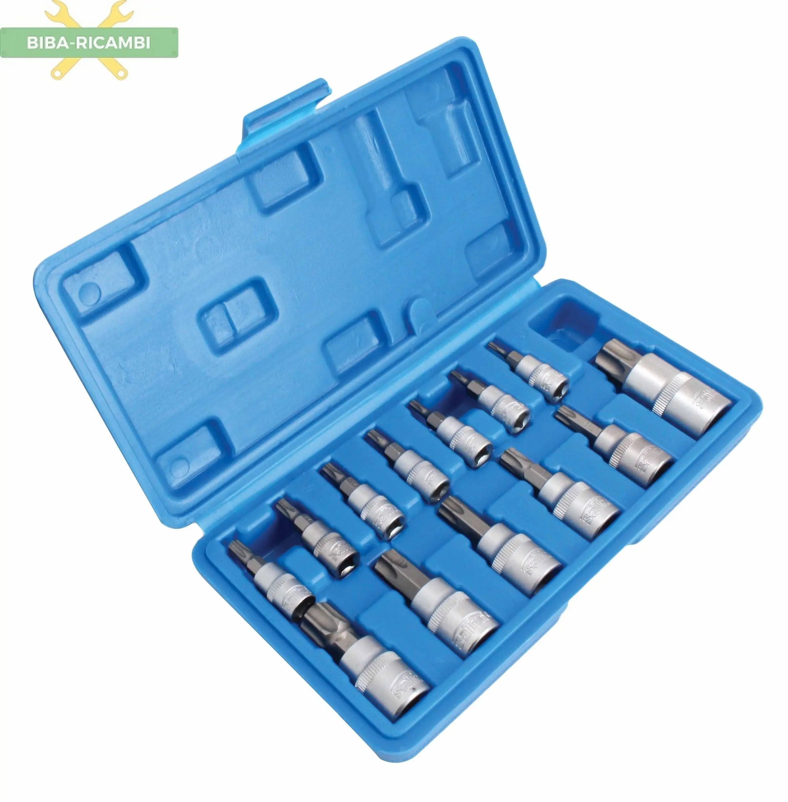 Set di Chiavi a Bussola Torx con Foro – 13 Pezzi BIBA-RICAMBI