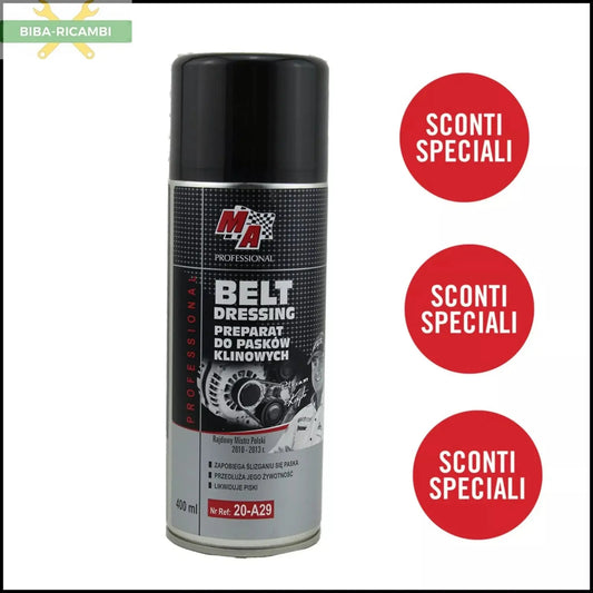 Spray anti fischio cinghia poly-v alternatore 500 ml Officina Auto Moto BIBA-RICAMBI