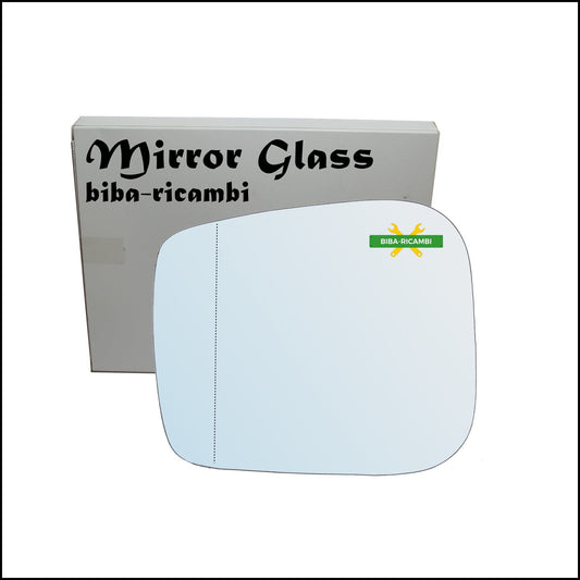 Vetro Specchio Retrovisore Asferico Lato Sx-Guidatore Per Tata Xenon dal 2006&gt; BIBA-RICAMBI