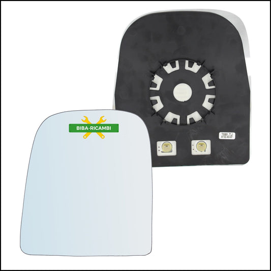 Piastra Retrovisore Termica Superiore Lato Sx-Guidatore Per Iveco Daily IV dal 2006-2012 BIBA-RICAMBI