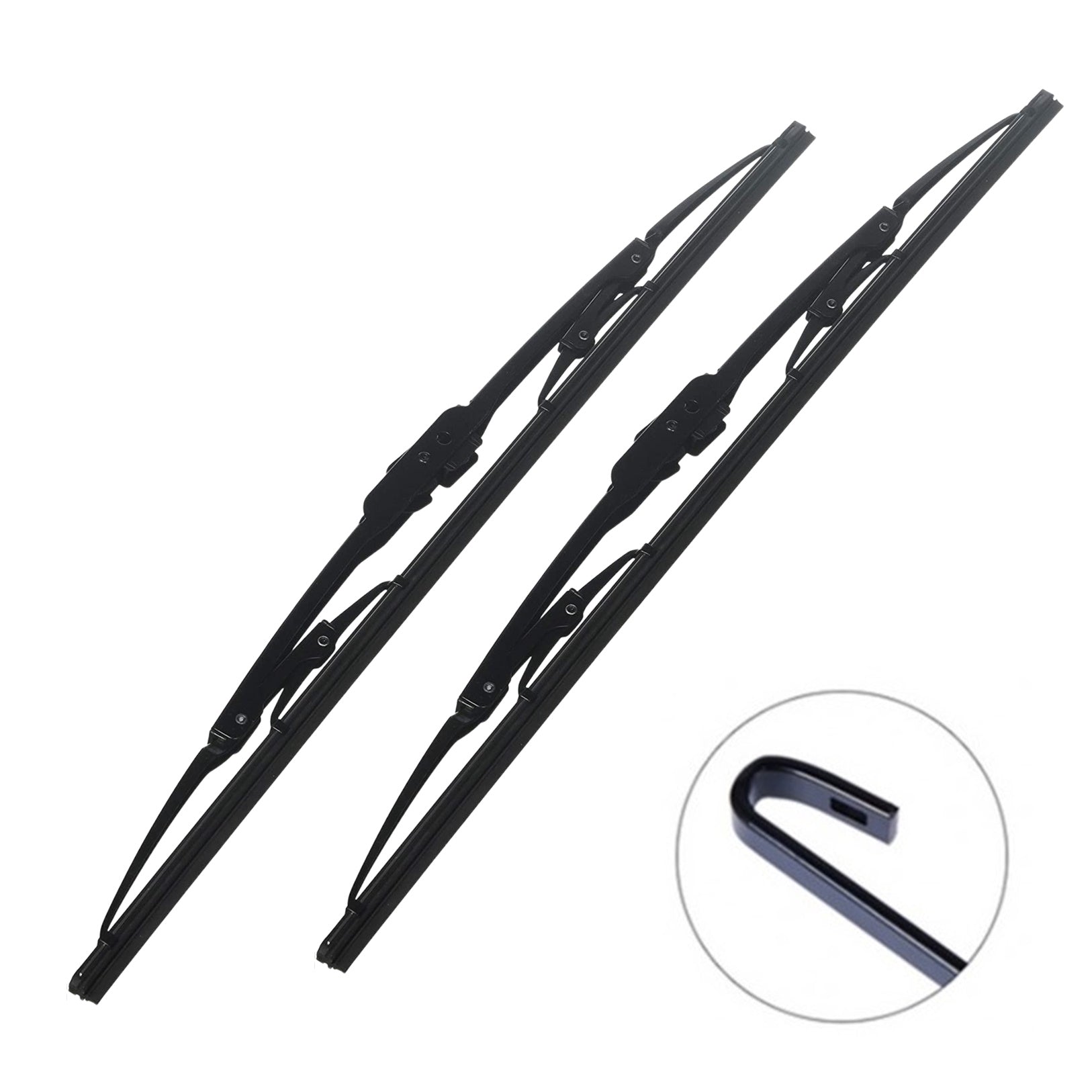 600/525 Spazzole Tergicristallo Compatibile Per Lancia Thesis dal 01/2002>12/2009 BIBA-RICAMBI