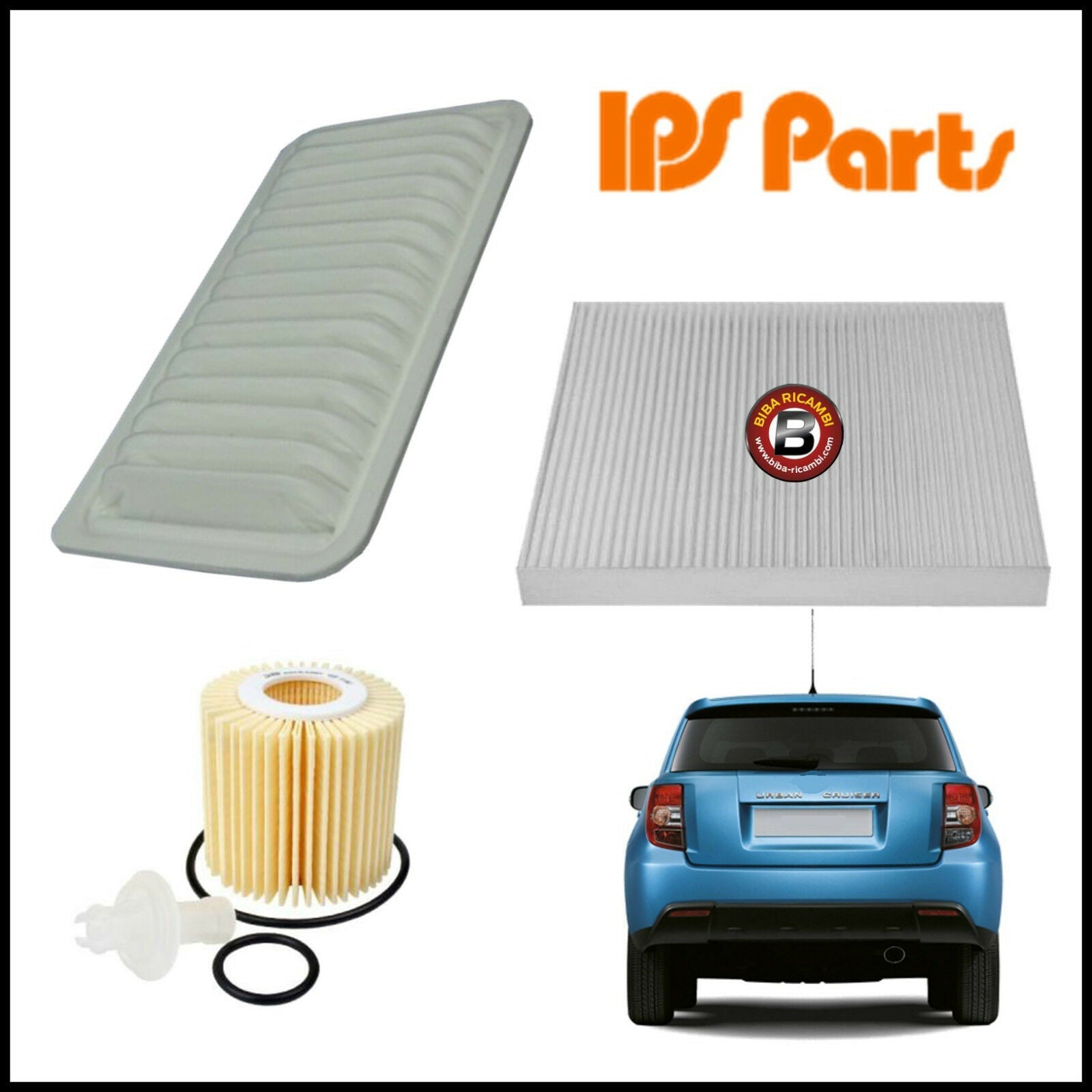 Kit Tagliando Filtri Per Toyota Urban Cruiser 1.300 74kw/101cv dal 2009&gt; BIBA-RICAMBI