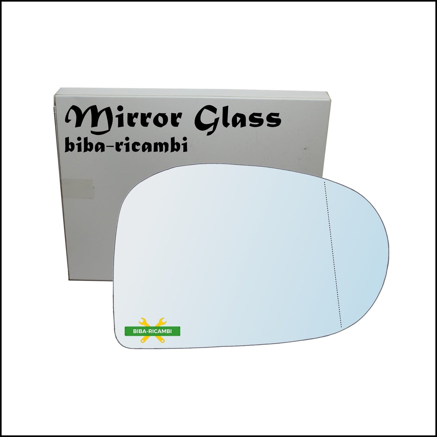 Vetro Specchio Retrovisore Asferico Lato Dx-Passeggero Per Subaru Vivio dal 1992-2000 BIBA-RICAMBI