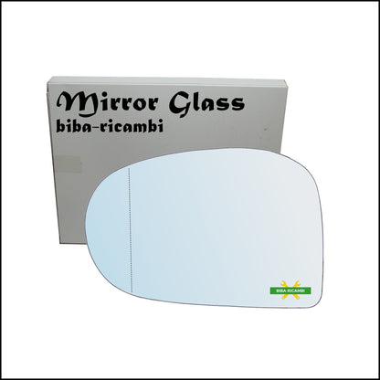 Vetro Specchio Retrovisore Asferico Lato Sx-Guidatore Per Subaru Vivio dal 1992-2000 BIBA-RICAMBI