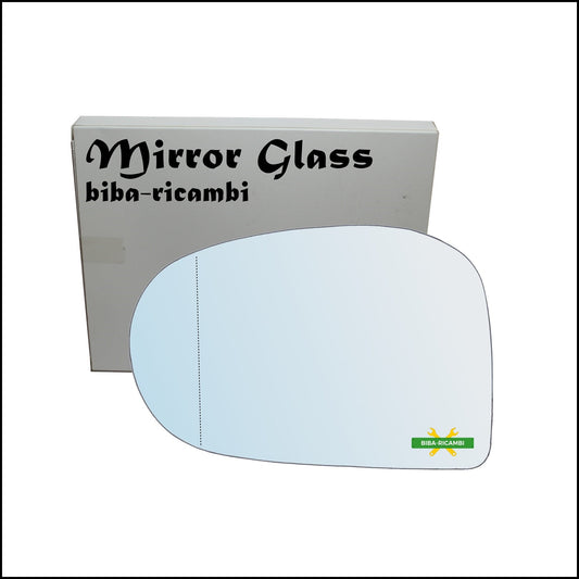 Vetro Specchio Retrovisore Asferico Lato Sx-Guidatore Per Subaru Vivio dal 1992-2000 BIBA-RICAMBI