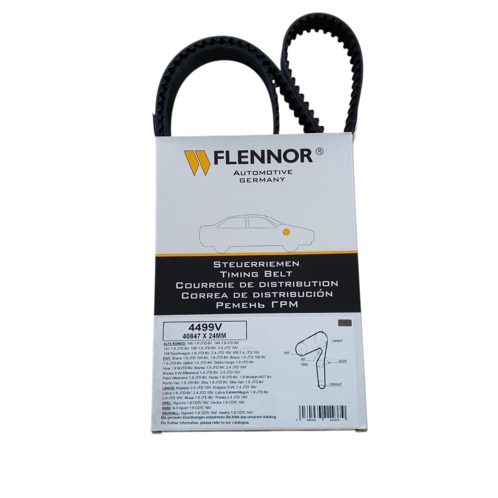 Cinghia Distribuzione Compatibile Per Saab 9-3 (YS3F) 1.9 TiD 88KW-120CV