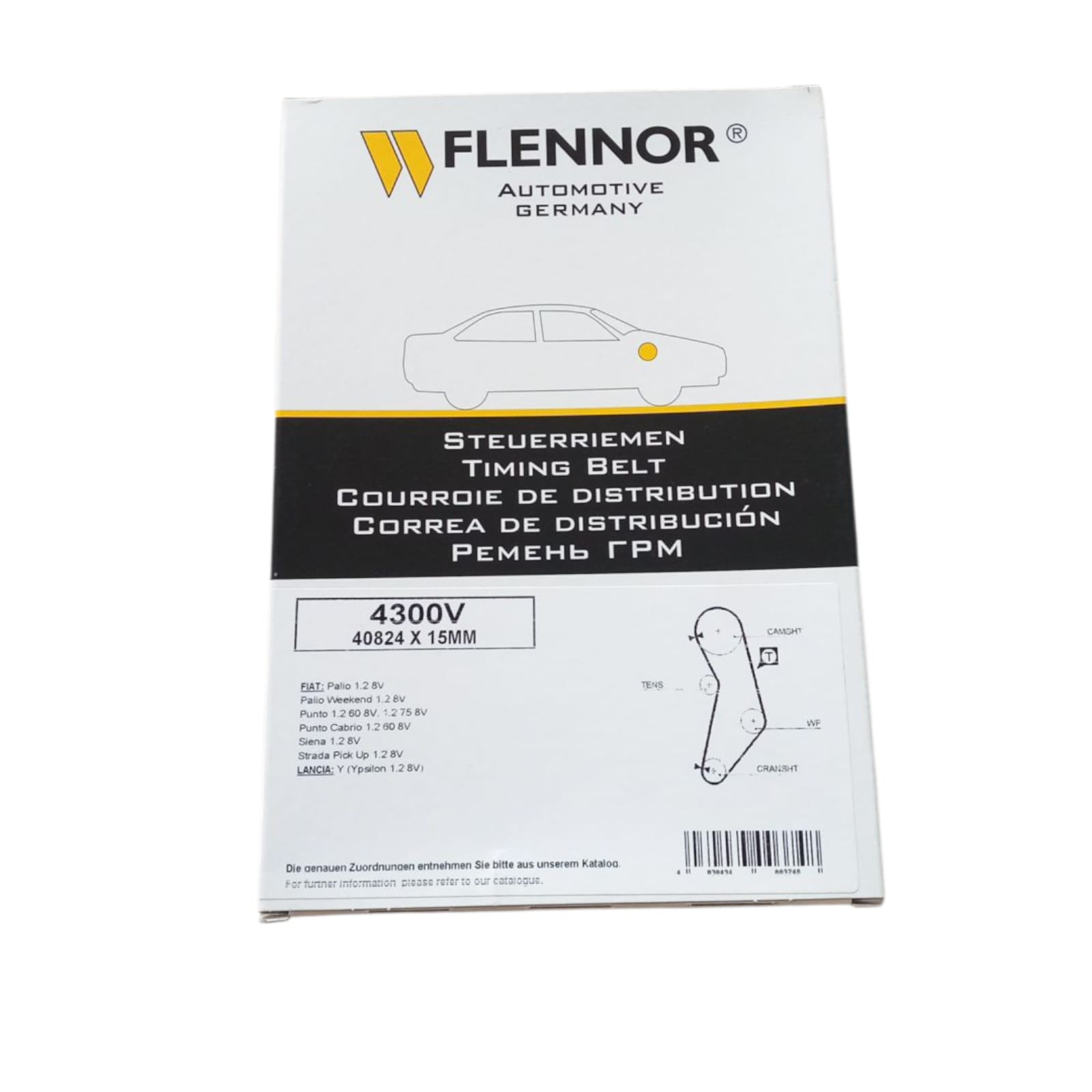 Cinghia Distribuzione Compatibile Per Fiat Punto (176) 1.2 54KW-73CV