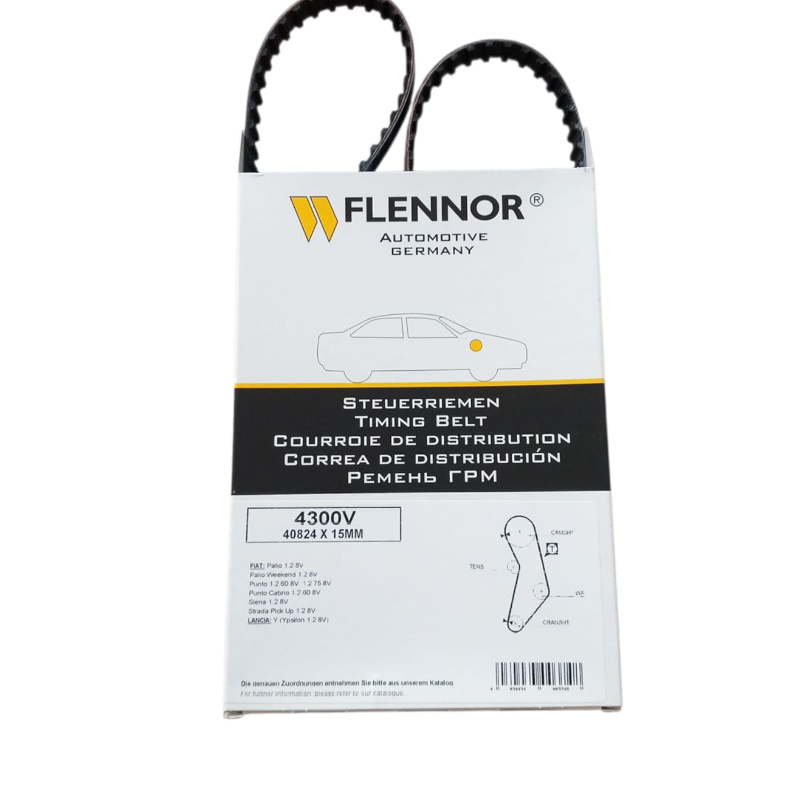 Cinghia Distribuzione Compatibile Per Fiat Punto (176) 1.2 54KW-73CV