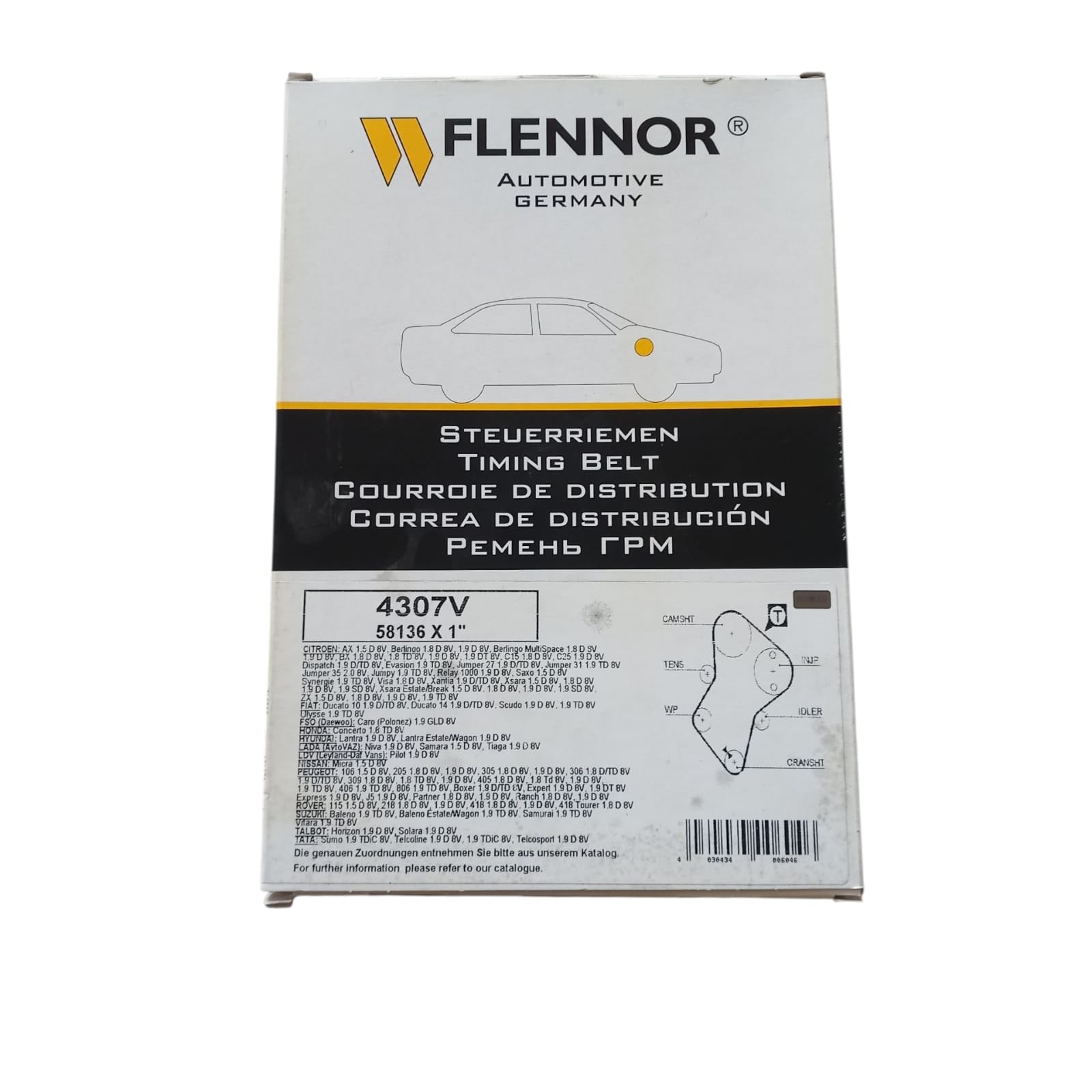 Cinghia Distribuzione Compatibile Per Talbot Horizon 1.9 D 48KW-65CV (Copia)