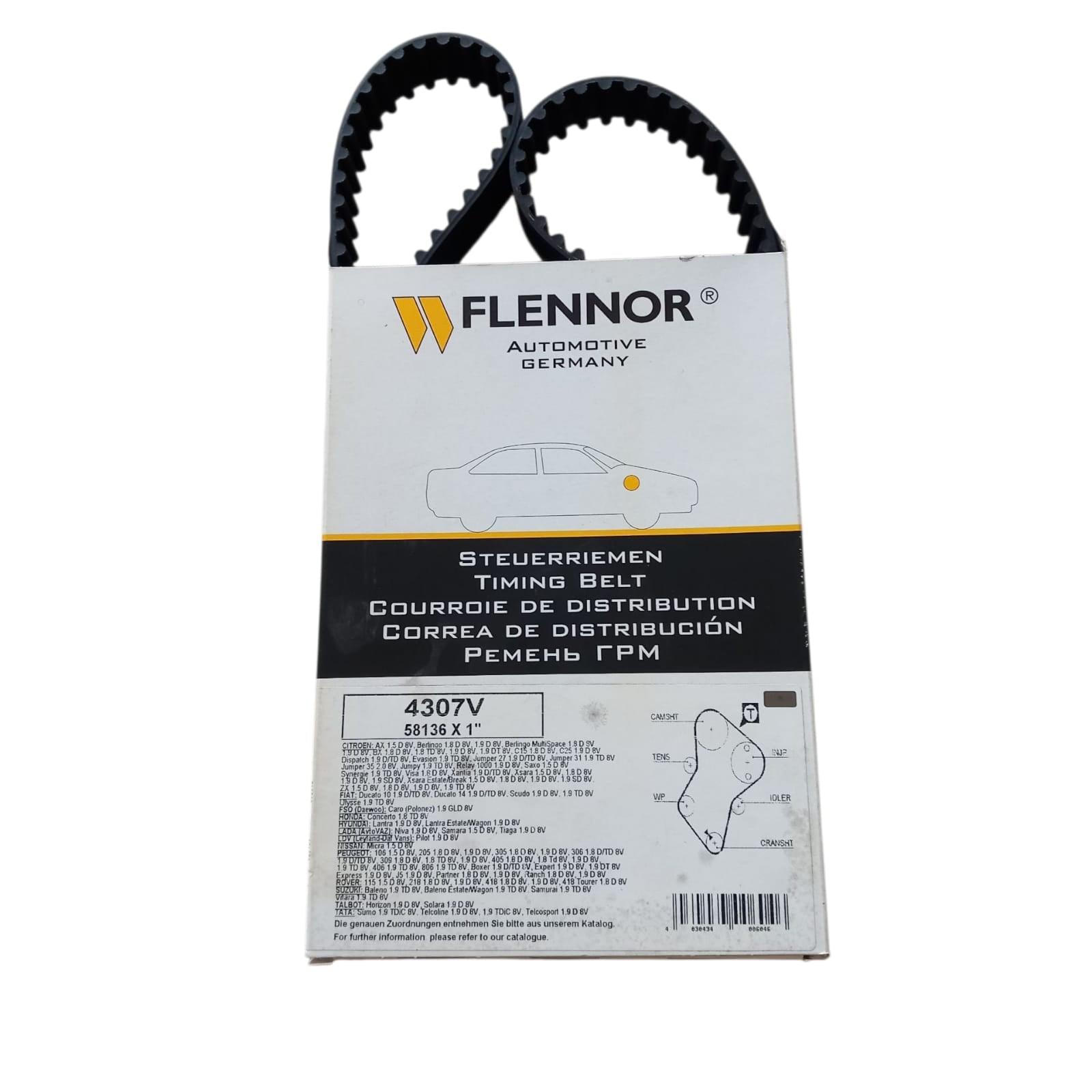 Cinghia Distribuzione Compatibile Per Talbot Horizon 1.9 D 48KW-65CV (Copia)