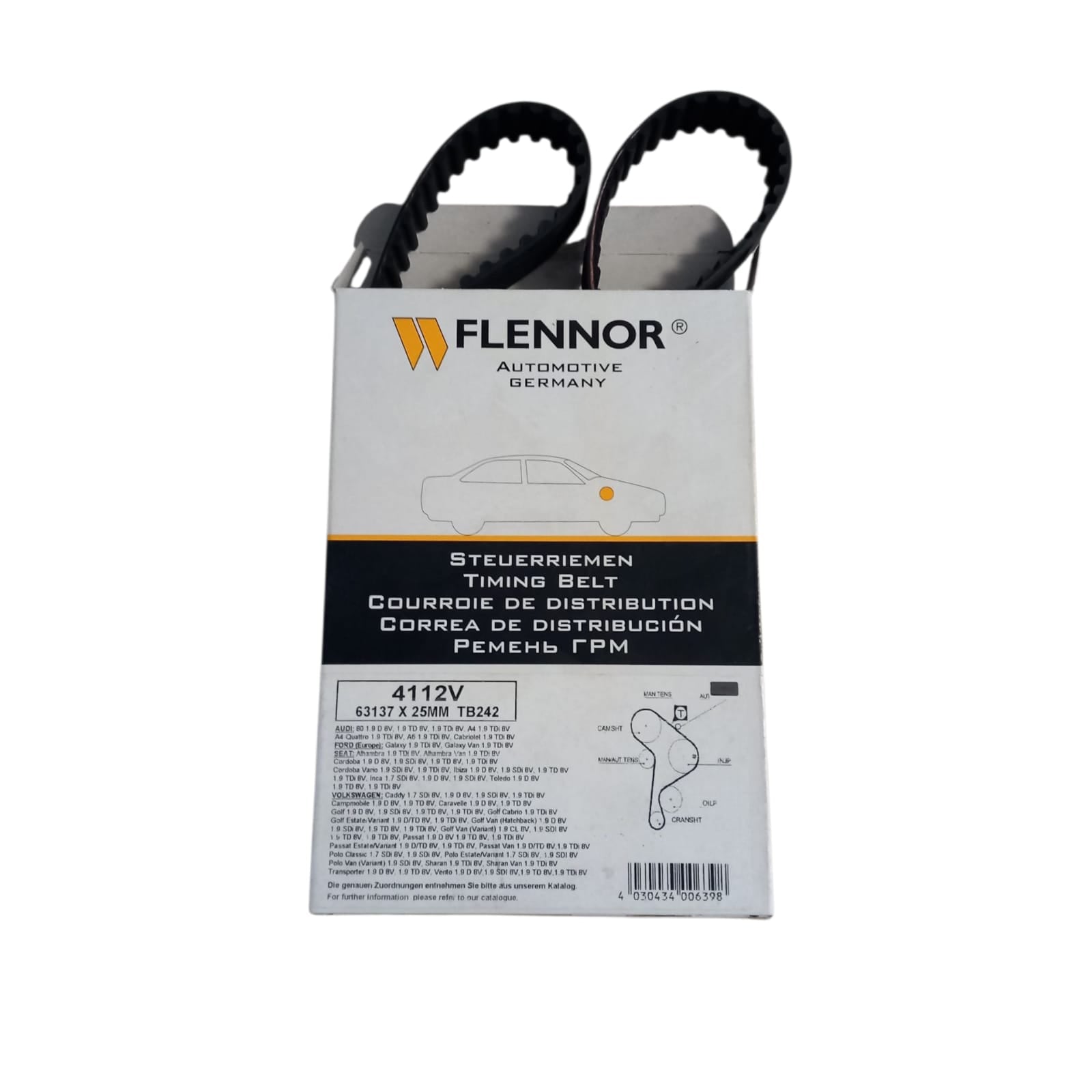 Cinghia Distribuzione Compatibile Per VW VENTO (1H2) 1.9 D 47-48-55-66-81KW