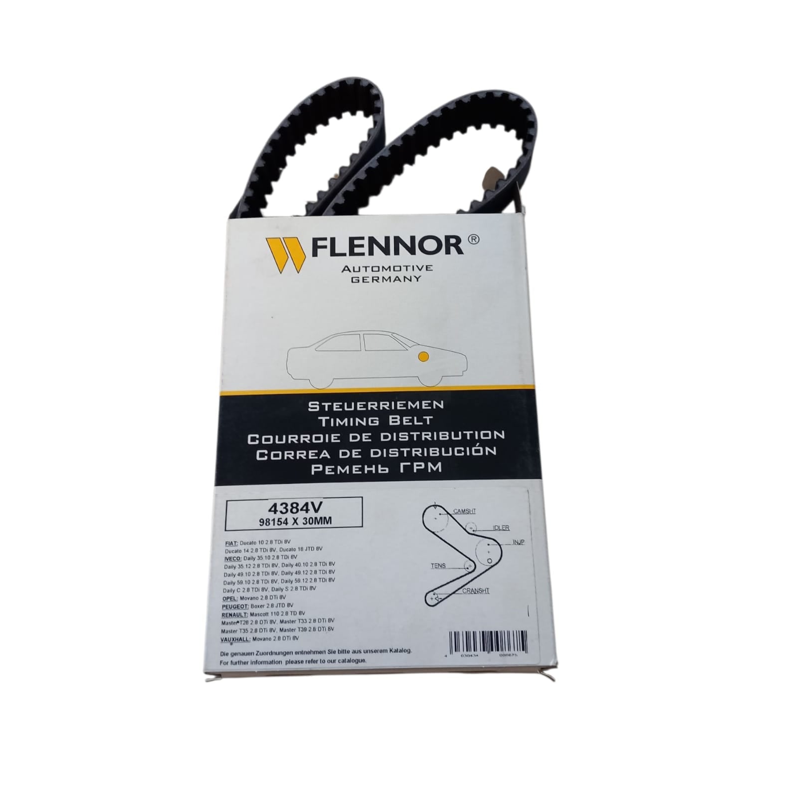 Cinghia Distribuzione Compatibile Per Opel MOVANO A (X70) 2.8 DTI 84KW-114CV