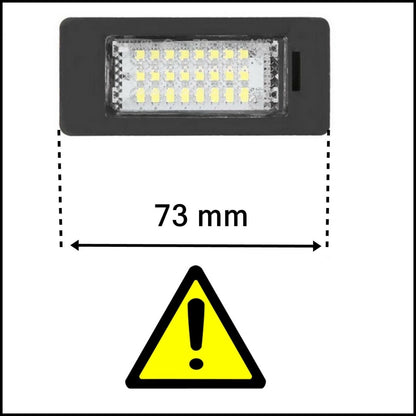 Lampadine Placchette Luci Targa Compatibile Per Bmw Serie 1 (E82) Coupè BIBA-RICAMBI