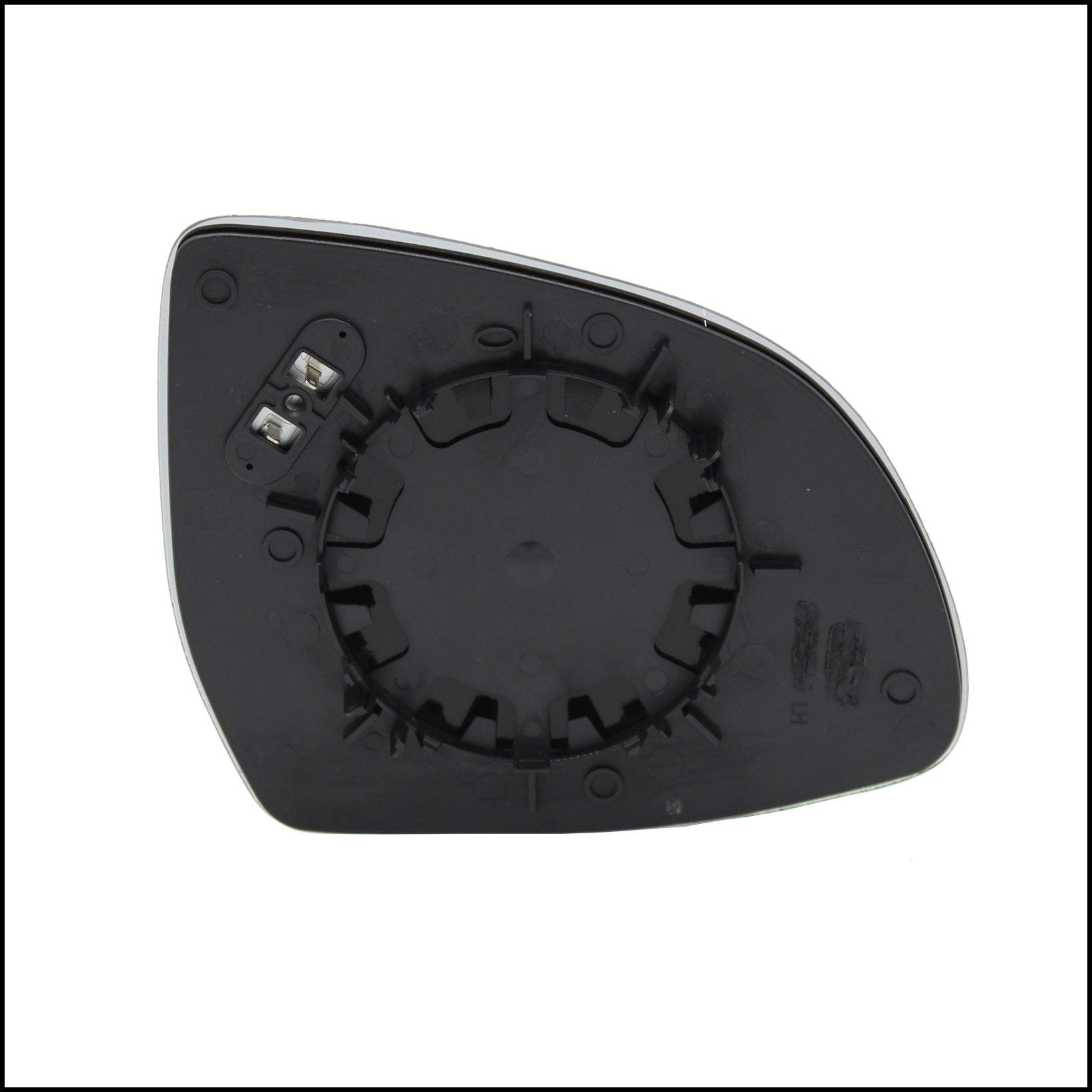 Piastra Specchio Retrovisore Termico Asferico Lato Sx-Guidatore Per Bmw X6 II (F16) dal 2014> BIBA-RICAMBI