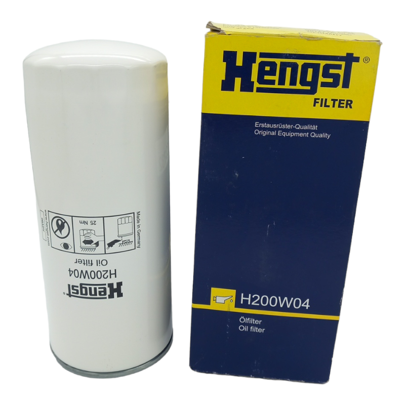 Filtro Olio Motore Hengst Filter Codice.H200W04 BIBA-RICAMBI