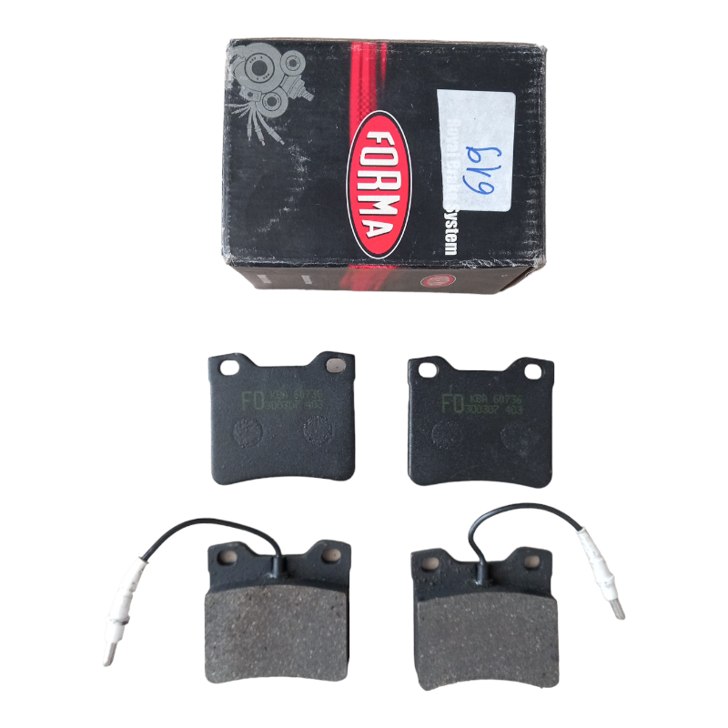 Pastiglie Freno Compatibili Per Peugeot 605 (6B) | 607 (9D) art.554X BIBA-RICAMBI